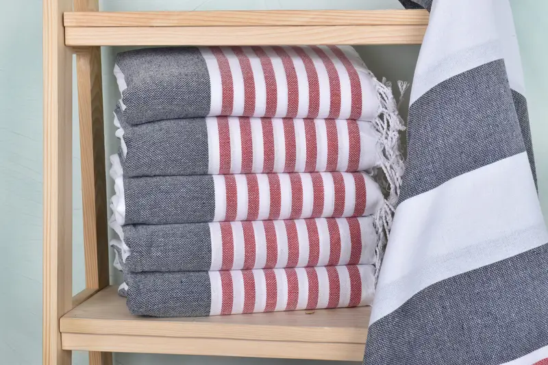 70x40 Cotton Striped Towel, Hammam towel, Arizona Bachelorette Party Favors, Custom Towel, Organic Turkish towel, Family Gift Basket, Grandma Gift - 2