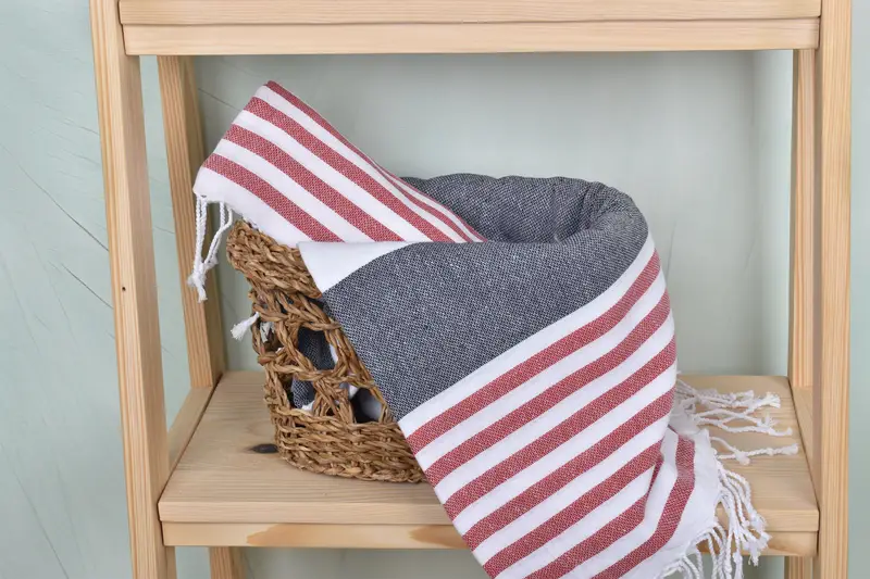 70x40 Cotton Striped Towel, Hammam towel, Arizona Bachelorette Party Favors, Custom Towel, Organic Turkish towel, Family Gift Basket, Grandma Gift - 4