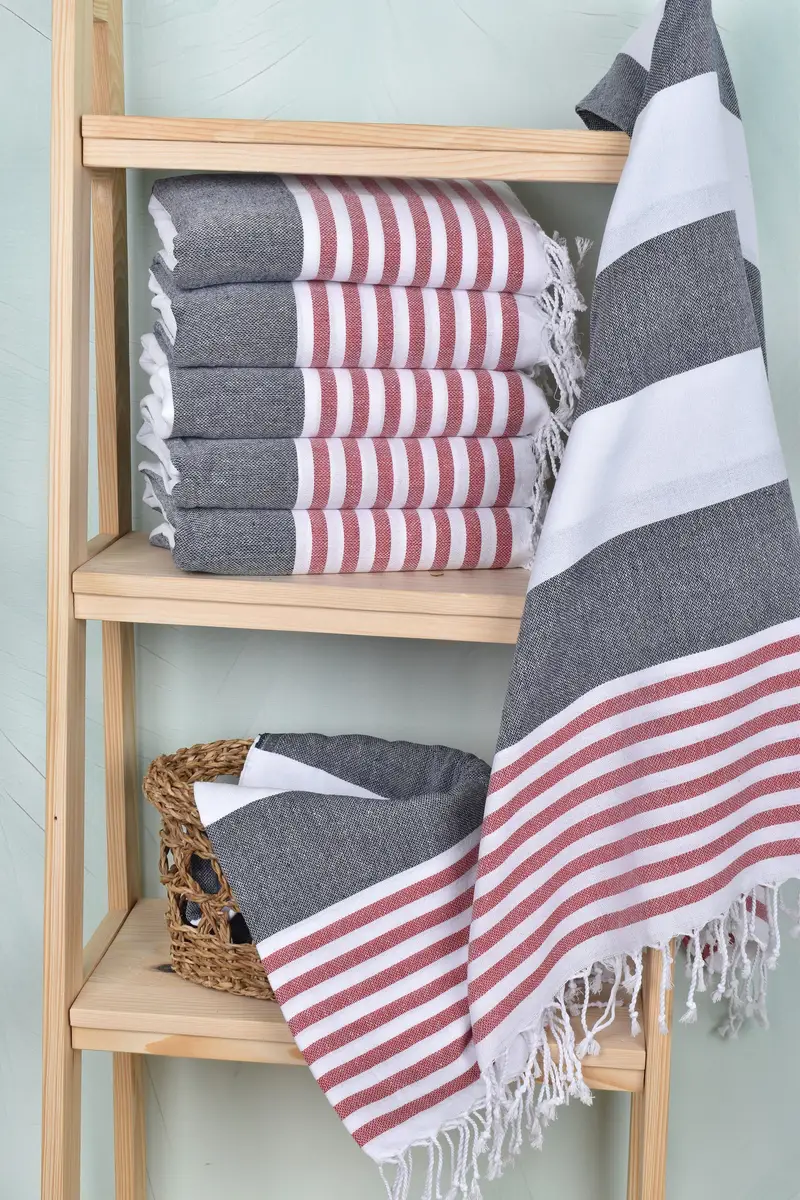 70x40 Cotton Striped Towel, Hammam towel, Arizona Bachelorette Party Favors, Custom Towel, Organic Turkish towel, Family Gift Basket, Grandma Gift - 3