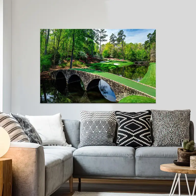 Elegante Natur-Landschaft-Golf-Leinwand – bedruckte Wandkunst