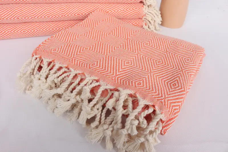 Housewarming Gift, Halloween Gifts, Sand-resistant towel, Custom Beach Towel, Bachelor Towel, Personalized Wedding Gift, 74x40 Cotton Diamond Towel - 5
