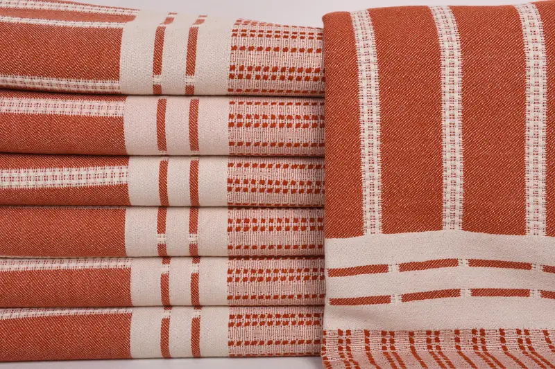 Wedding Towel, Handwoven Turkish Towel, Personalize Gift, Bridal Shower Favors, Turkish beach towel, Quick-dry peshtemal, 68x36 Cotton Striped Towel - 2