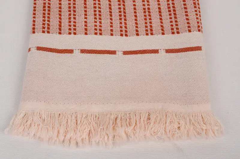 Wedding Towel, Handwoven Turkish Towel, Personalize Gift, Bridal Shower Favors, Turkish beach towel, Quick-dry peshtemal, 68x36 Cotton Striped Towel - 4