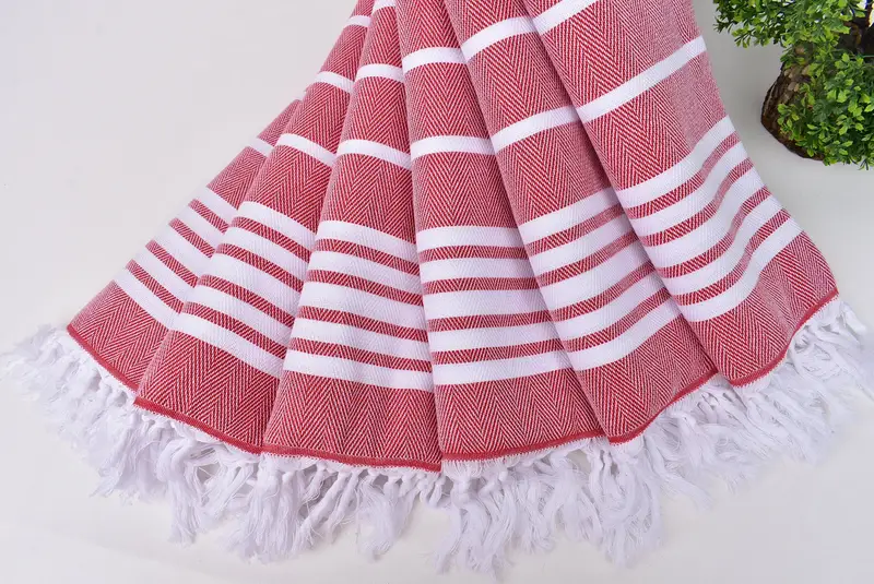 Personalized Gift, Monogram Hand Towel, Custom Tea Towel, Turkish Hand Towel, 40x20 Cotton Zig zag Towel, Beach Bachelorette Party Decorations - 4