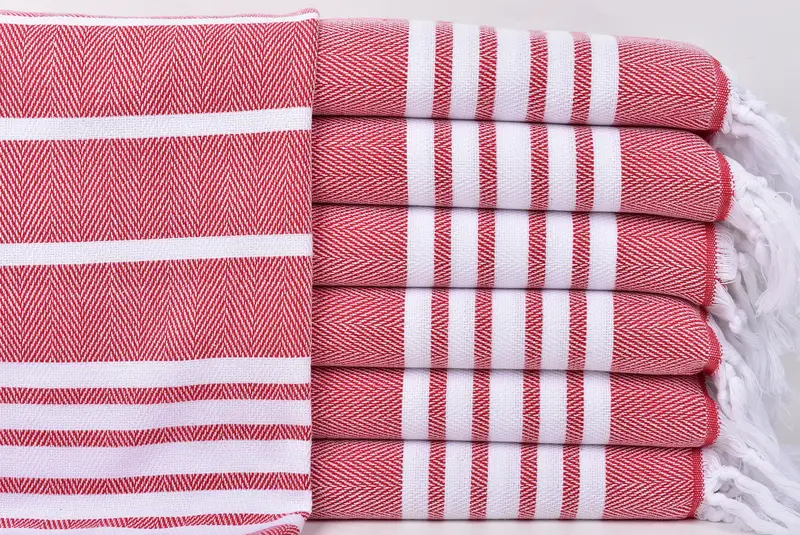 Personalized Gift, Monogram Hand Towel, Custom Tea Towel, Turkish Hand Towel, 40x20 Cotton Zig zag Towel, Beach Bachelorette Party Decorations - 2