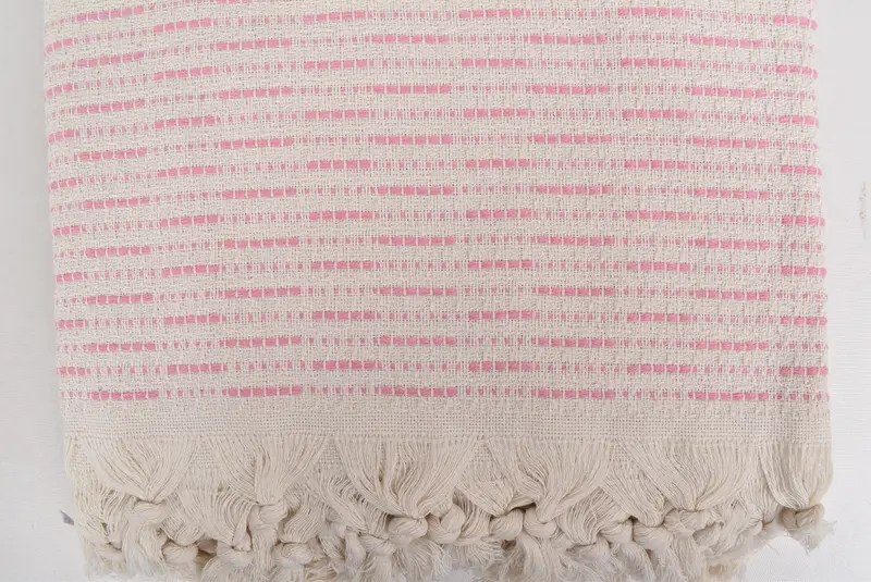 Bachelor Party Favors, Custom Blanket, Throw Blanket, Best Friend Wedding Gift, Turkish Blanket, 98x92 Cotton Striped Design Towel, Organic Throw - 4
