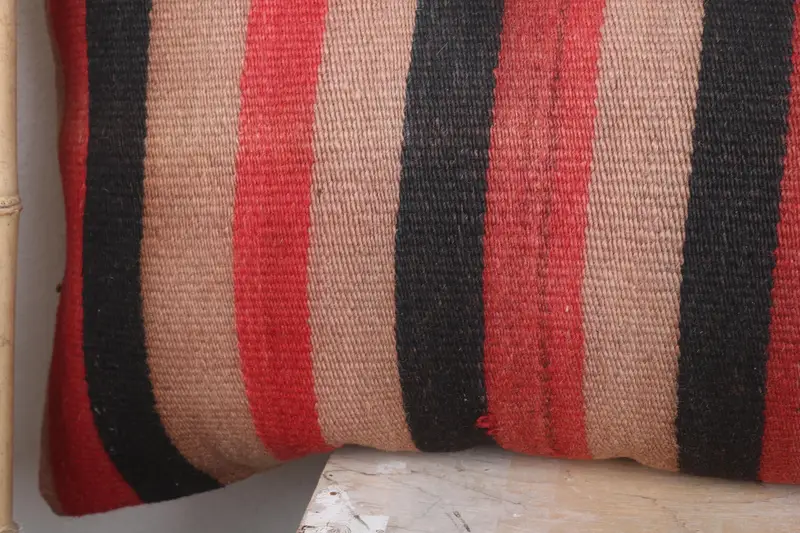 Outdoor Cushion Cover, Turkish Kilim Pillow, Pillow Case, Luxury Pillow Case, 16x48 Red Pillow Cover, Kilim Cushion Sham, Home Decor Pillow - 3