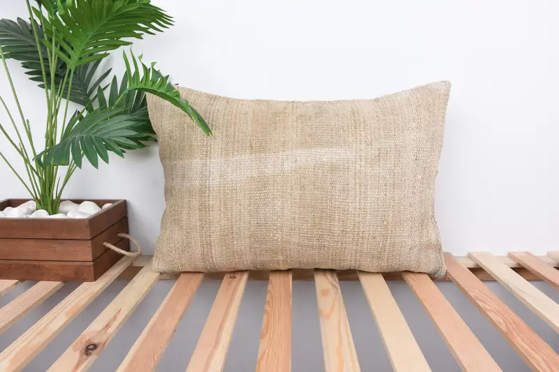 Nautical Throw Pillow Cover, 16x24 Beige Cushion Cover, Kilim Pillow Cover, Pillow Cover, Antique Pillows, Throw Kilim Pillow - 1