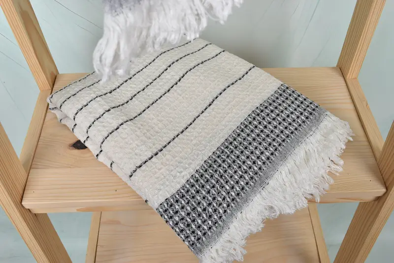 Bridesmaid Gift Towel, Summer Towel, Bachelorette Party Gifts, Wedding Shower Gift, 70x40 Cotton Waffle Towel, Embroidered Turkish Towel, Soft towel - 5