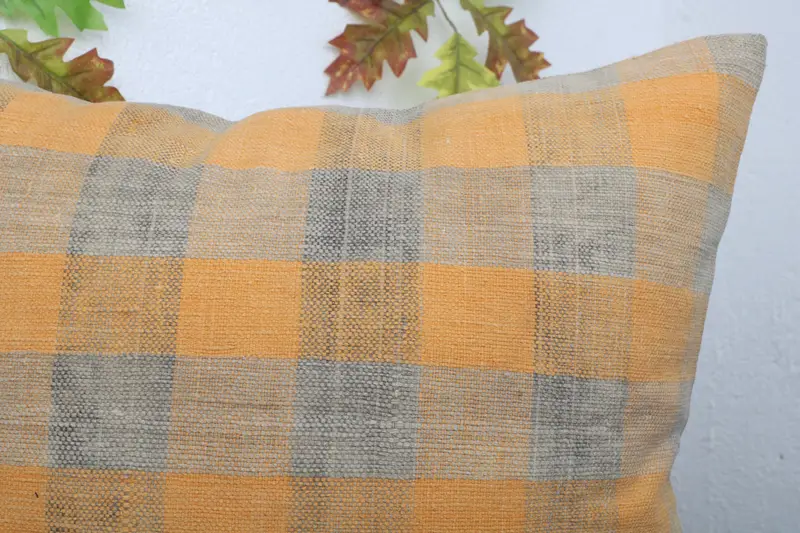 Pillow Case, Wholesale Pillow Case, 20x20 Yellow Pillow Case, Vintage Kilim Throw Pillow, Boho Pillow, Throw Kilim Pillow, Garden Cushion - 5