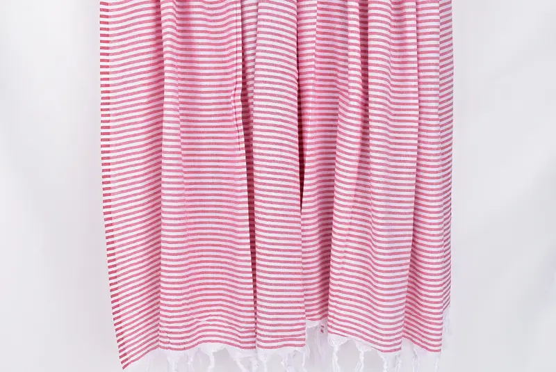Bridal Shower Favors, Monogram Beach Towel, 68x36 Cotton Striped Towel, Gifts For Him, Bridesmaid Proposal Gift, Handmade Turkish hammam towel - 8