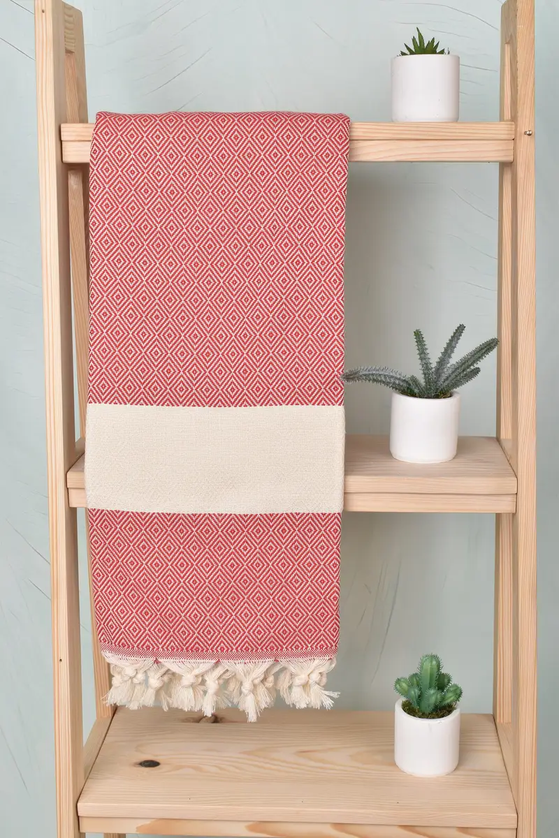 Wedding Gift, Absorbent towel, Handwoven Turkish Towel, Anniversary Gift For Her, Large Turkish Towel, Best lightweight Turkish towel for travel USA - 8