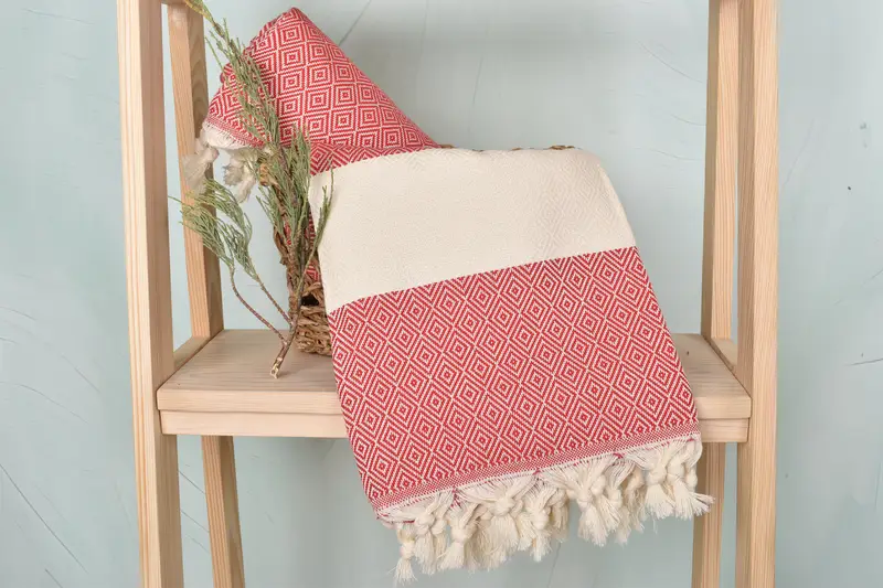 Wedding Gift, Absorbent towel, Handwoven Turkish Towel, Anniversary Gift For Her, Large Turkish Towel, Best lightweight Turkish towel for travel USA - 4