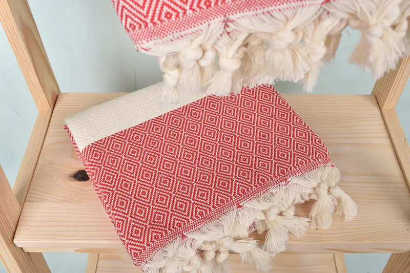 Wedding Gift, Absorbent towel, Handwoven Turkish Towel, Anniversary Gift For Her, Large Turkish Towel, Best lightweight Turkish towel for travel USA - 5