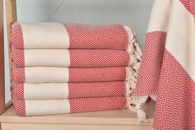 Wedding Gift, Absorbent towel, Handwoven Turkish Towel, Anniversary Gift For Her, Large Turkish Towel, Best lightweight Turkish towel for travel USA - 1
