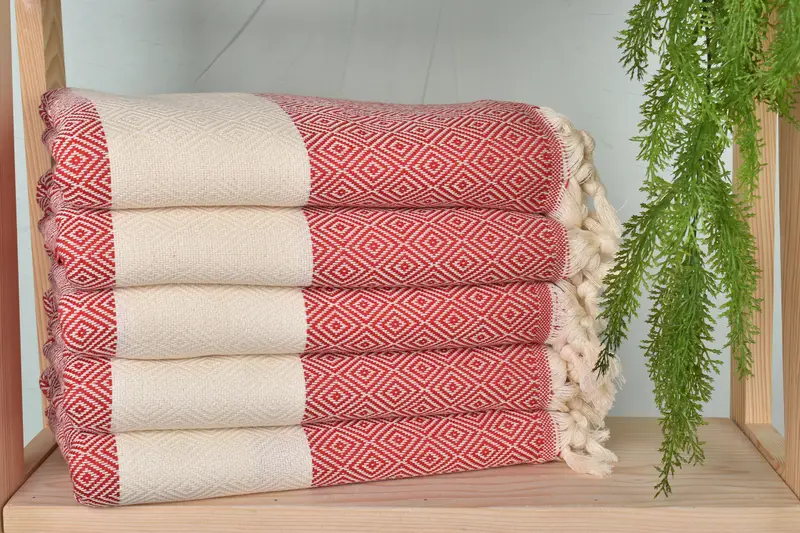 Wedding Gift, Absorbent towel, Handwoven Turkish Towel, Anniversary Gift For Her, Large Turkish Towel, Best lightweight Turkish towel for travel USA - 2