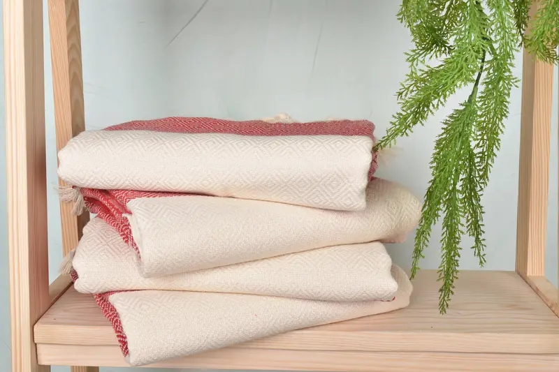 Wedding Gift, Absorbent towel, Handwoven Turkish Towel, Anniversary Gift For Her, Large Turkish Towel, Best lightweight Turkish towel for travel USA - 7