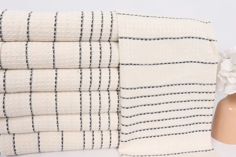 Small Bath Towels, Wedding Shower Gift, Kitchen Towel, Turkish Hand Towel, Bridesmaid Gift, Xmas Gifts, Organic Towel, 40x20 Cotton Waffle Towel - 2