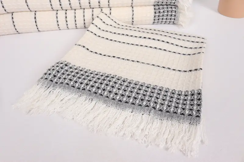 Small Bath Towels, Wedding Shower Gift, Kitchen Towel, Turkish Hand Towel, Bridesmaid Gift, Xmas Gifts, Organic Towel, 40x20 Cotton Waffle Towel - 5