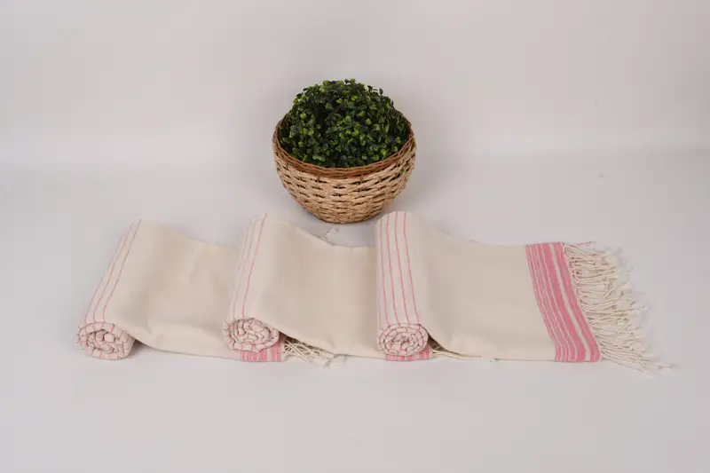 Housewarming Gift, Handmade Gift, Eco-friendly Turkish peshtemal towel, Home Decor Gifts, 68x36 Cotton Striped Towel, Yoga Towel, Peshtemal Towel - 8