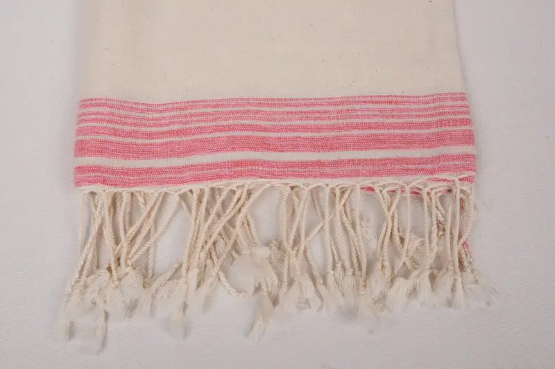 Housewarming Gift, Handmade Gift, Eco-friendly Turkish peshtemal towel, Home Decor Gifts, 68x36 Cotton Striped Towel, Yoga Towel, Peshtemal Towel - 3