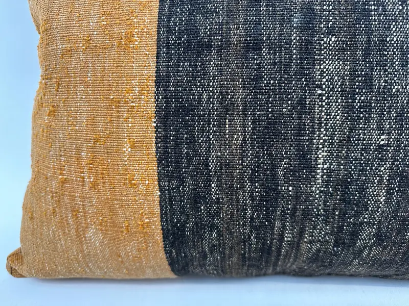 Türk yastığı, nötr yastık örtüsü, 20x28 kahverengi yastık kasası, etnik yastık kasası, yastık, vintage yastık, vintage Kilim yastığı - 2