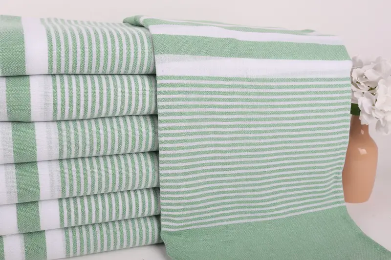 Bachelor Gifts, 70x40 Cotton Striped Towel, Personalized Beach Towel, Best lightweight Turkish towel for travel USA, Embroidered Towel, Gift For Mom - 2