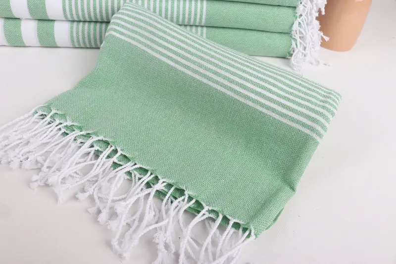 Bachelor Gifts, 70x40 Cotton Striped Towel, Personalized Beach Towel, Best lightweight Turkish towel for travel USA, Embroidered Towel, Gift For Mom - 4