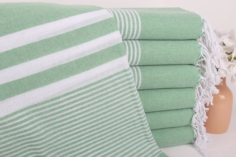 Bachelor Gifts, 70x40 Cotton Striped Towel, Personalized Beach Towel, Best lightweight Turkish towel for travel USA, Embroidered Towel, Gift For Mom - 1