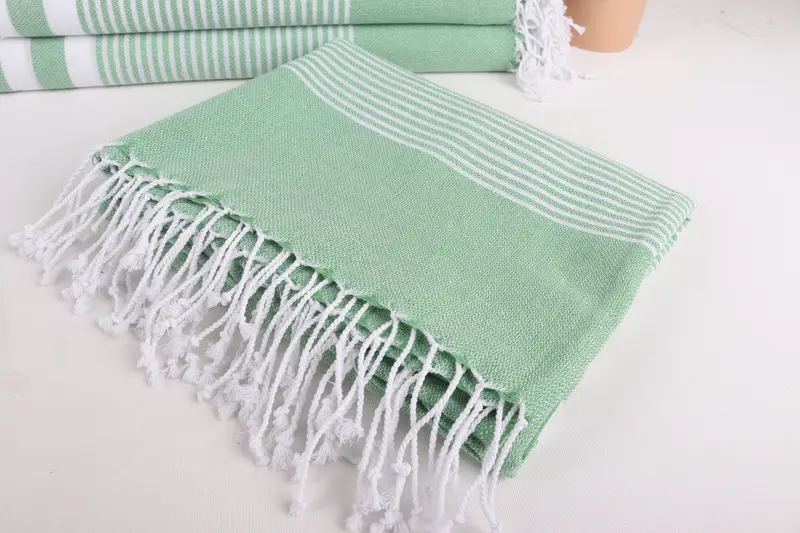 Bachelor Gifts, 70x40 Cotton Striped Towel, Personalized Beach Towel, Best lightweight Turkish towel for travel USA, Embroidered Towel, Gift For Mom - 5