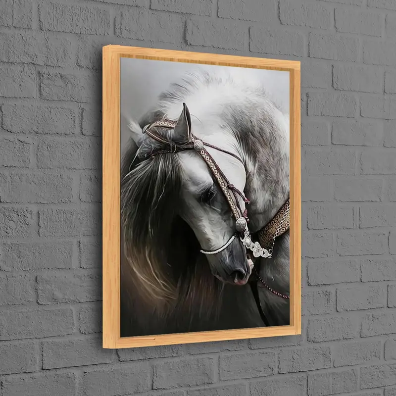 Modern At Aşığı Kanvas: Zarif Çiftlik Evi Loft Dekoru