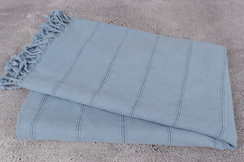 Turkish Towel Beach Towel, 68x40 Cotton Stonewashed Towel, Engagement Gift, Gift For Him, Holiday Towel, Personalized Gift, Gift For Her - 6