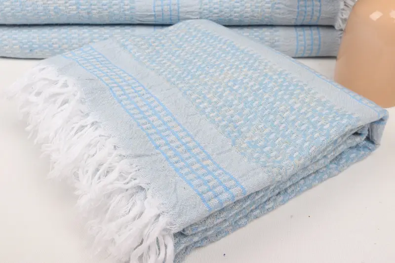 Absorbent towel, Family Gift Basket, Girl Trip Party Favor, 70x36 Linen Striped Towel, Bachelorette Party Gifts, Sand-free towel, Home Decor Towel - 5