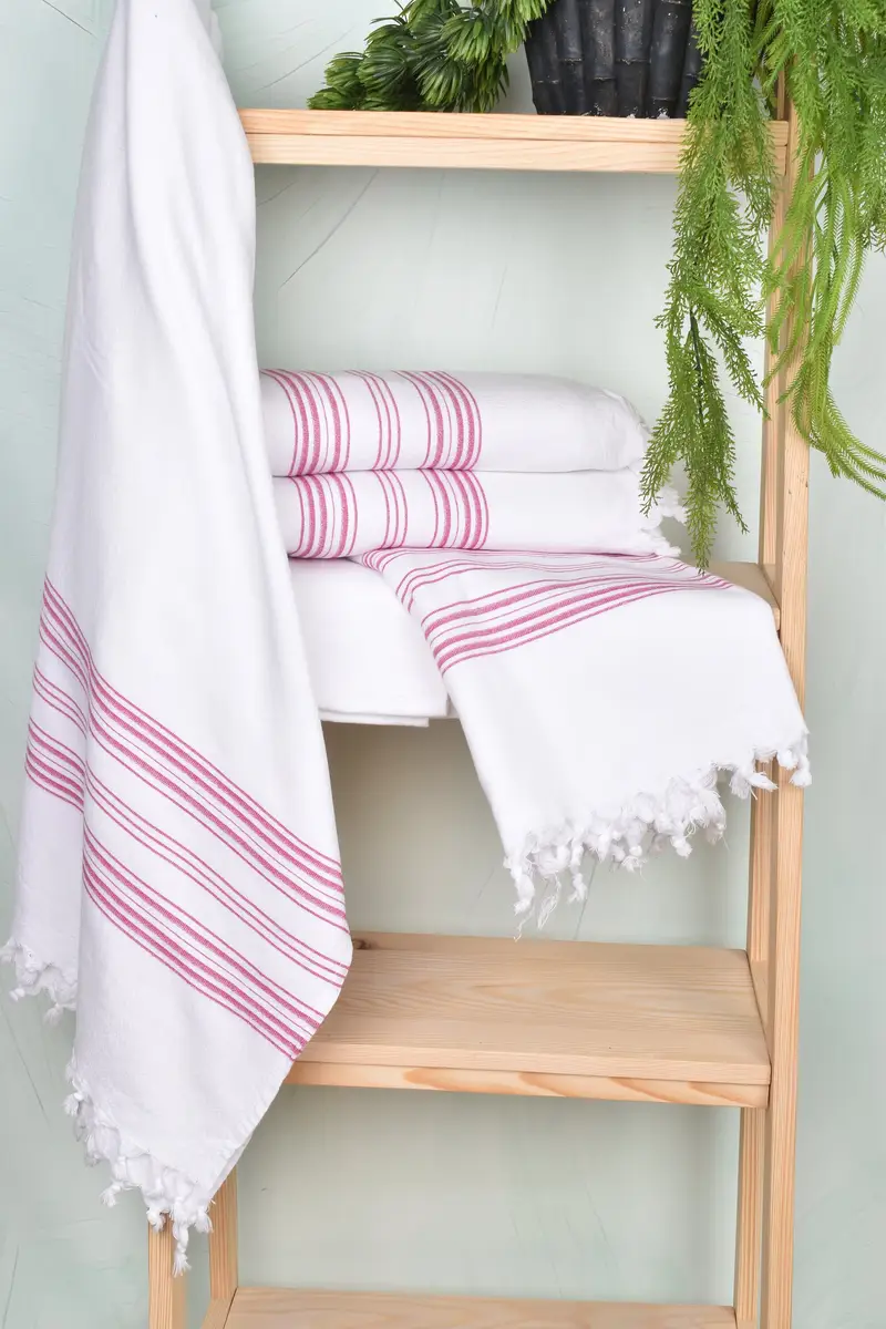 Bridesmaid Gift, Monogrammed Beach Towel, Valentines Day Gift, 70x40 Cotton Striped Terry Towel, Personalized Wedding Gift, Bachelor Towel - 6