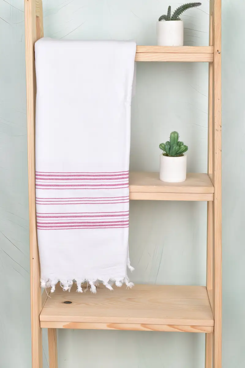 Bridesmaid Gift, Monogrammed Beach Towel, Valentines Day Gift, 70x40 Cotton Striped Terry Towel, Personalized Wedding Gift, Bachelor Towel - 8