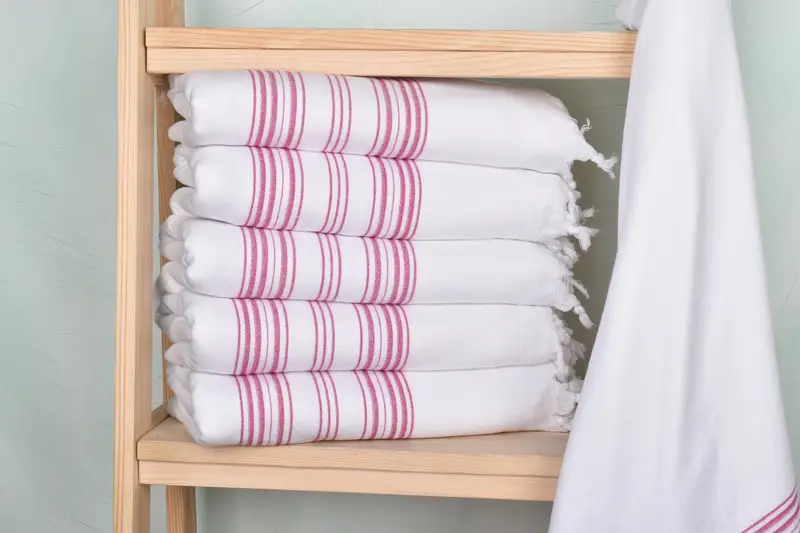 Bridesmaid Gift, Monogrammed Beach Towel, Valentines Day Gift, 70x40 Cotton Striped Terry Towel, Personalized Wedding Gift, Bachelor Towel - 2