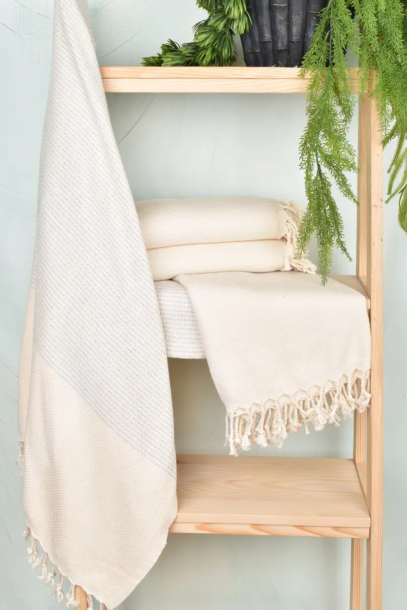Custom Gifts, Bridal Shower Gift, Quick-dry peshtemal, 70x40 Cotton Diamond Towel, Personalized Wedding Gift, Spa Towel, Customized Turkish Towel - 6