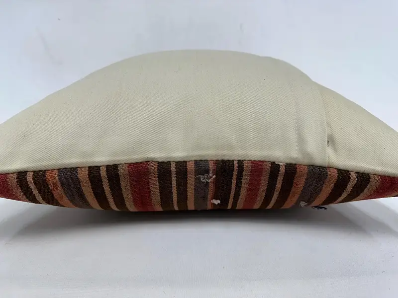 Antique Pillows, Tapestry Cushion Cover, Tapestry Pillow Case, 20x20 Brown Cushion, Pillow Case, Interior Designer Pillow, Turkish Pillow - 7