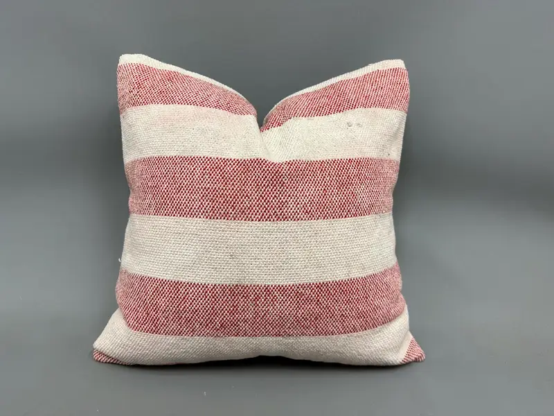 Boho Pillow, Cushion Case, Home Decor Pillow, Morroccon Kilim Cushion Cushion Cover, 20x20 White Pillow Case, Kilim Cushion Sham - 1