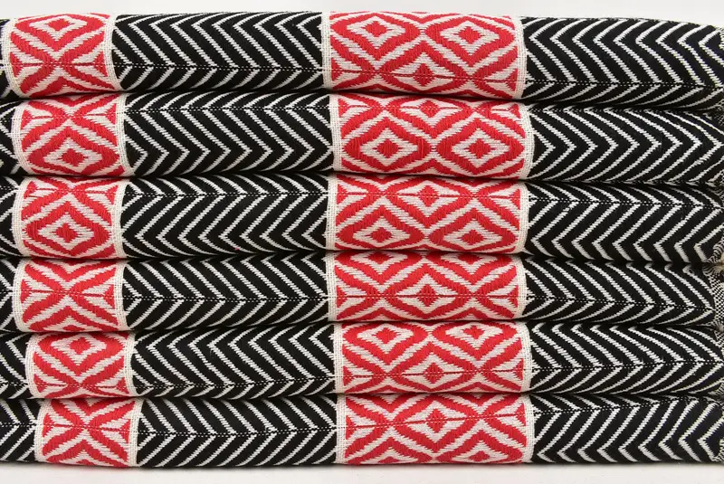 Lightweight Turkish towel, Monogram Turkish Towel, Personalized Turkish Towel, Organic Towel, 70x40 Cotton Chevron Towel, Wedding Gift For Bride - 2