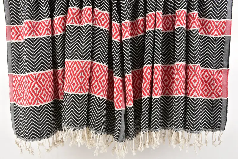 Lightweight Turkish towel, Monogram Turkish Towel, Personalized Turkish Towel, Organic Towel, 70x40 Cotton Chevron Towel, Wedding Gift For Bride - 8