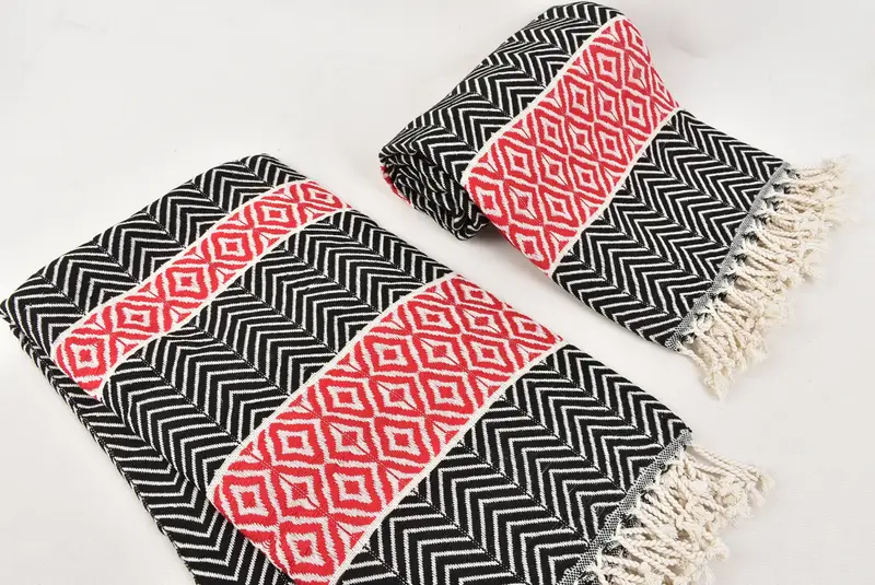 Lightweight Turkish towel, Monogram Turkish Towel, Personalized Turkish Towel, Organic Towel, 70x40 Cotton Chevron Towel, Wedding Gift For Bride - 7