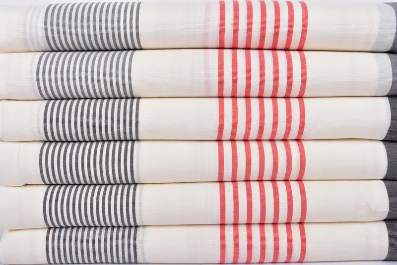 Monogram Beach Towel, Anniversary Gift For Her, Spooky Bachelorette Party Favors, Large Turkish Towel, Beach Towel Gift, 70x40 Cotton Striped Towel - 2