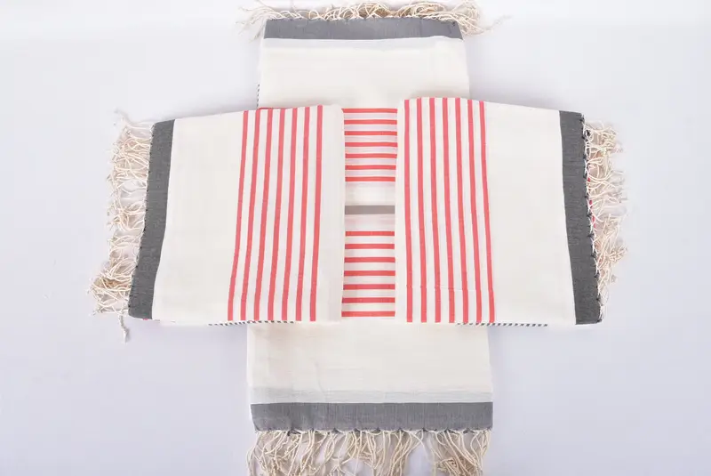 Monogram Beach Towel, Anniversary Gift For Her, Spooky Bachelorette Party Favors, Large Turkish Towel, Beach Towel Gift, 70x40 Cotton Striped Towel - 6