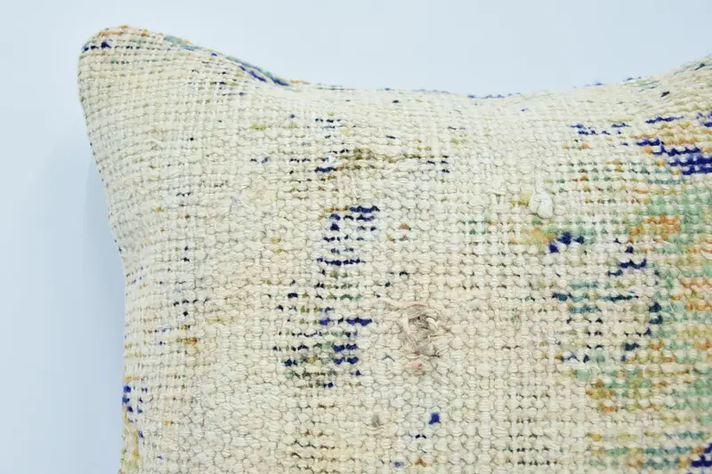 Home Decor Pillow, Interior Designer Pillow, Pillow Case, Crochet Pattern Pillow, Kilim Pillow Cover, 18x18 Yellow Cushion Cover - 2