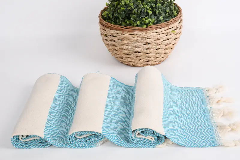 Bathroom Towels, Beach Theme Wedding Gift, Wedding Gift, Monogrammed Turkish Towel, Custom Hand Towel, 36x20 Cotton Diamond Towel, Bachelor Gifts - 8