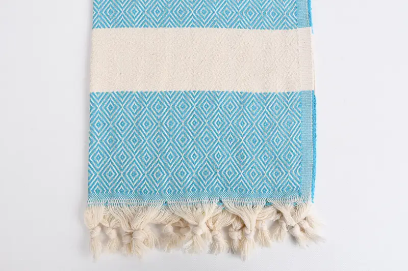 Bathroom Towels, Beach Theme Wedding Gift, Wedding Gift, Monogrammed Turkish Towel, Custom Hand Towel, 36x20 Cotton Diamond Towel, Bachelor Gifts - 3