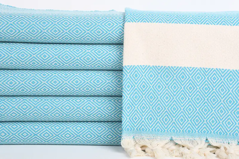 Bathroom Towels, Beach Theme Wedding Gift, Wedding Gift, Monogrammed Turkish Towel, Custom Hand Towel, 36x20 Cotton Diamond Towel, Bachelor Gifts - 1