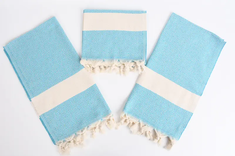 Bathroom Towels, Beach Theme Wedding Gift, Wedding Gift, Monogrammed Turkish Towel, Custom Hand Towel, 36x20 Cotton Diamond Towel, Bachelor Gifts - 6