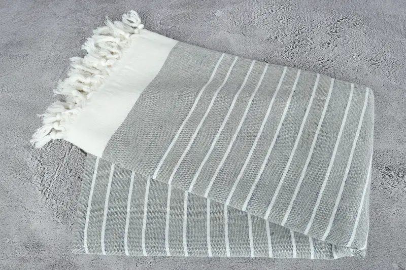Spa Towel, 68x40 Cotton Striped Terry Towel, Luxury towel, Bridal Shower Favor, Bridemaids Beach Towel, Personalized Beach Towel, Turkish towel - 6